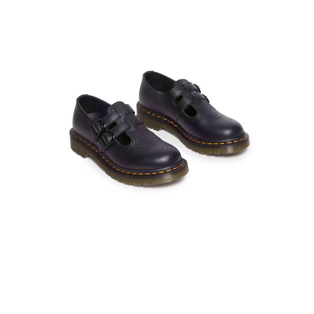 Dr. Martens Black Leather Platform Pumps