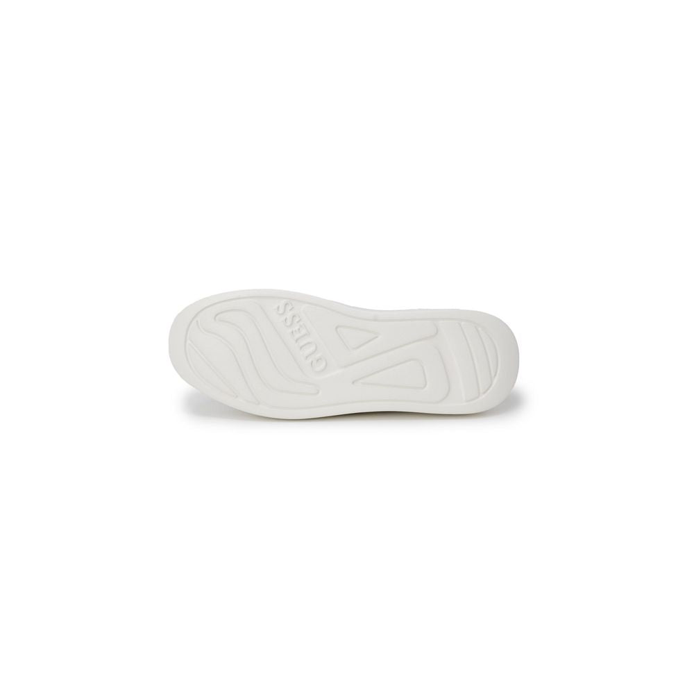 Guess White Polyethylene Low Top Sneakers