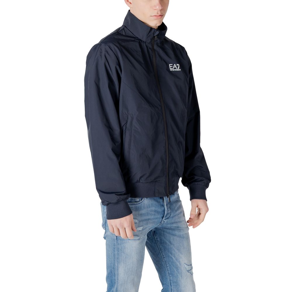 EA7 Emporio Armani Blue Polyamide Bomber