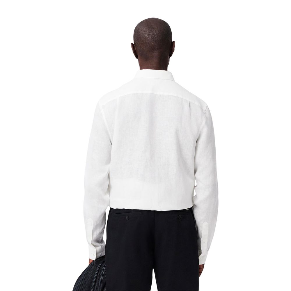 Lacoste White Linen Shirt