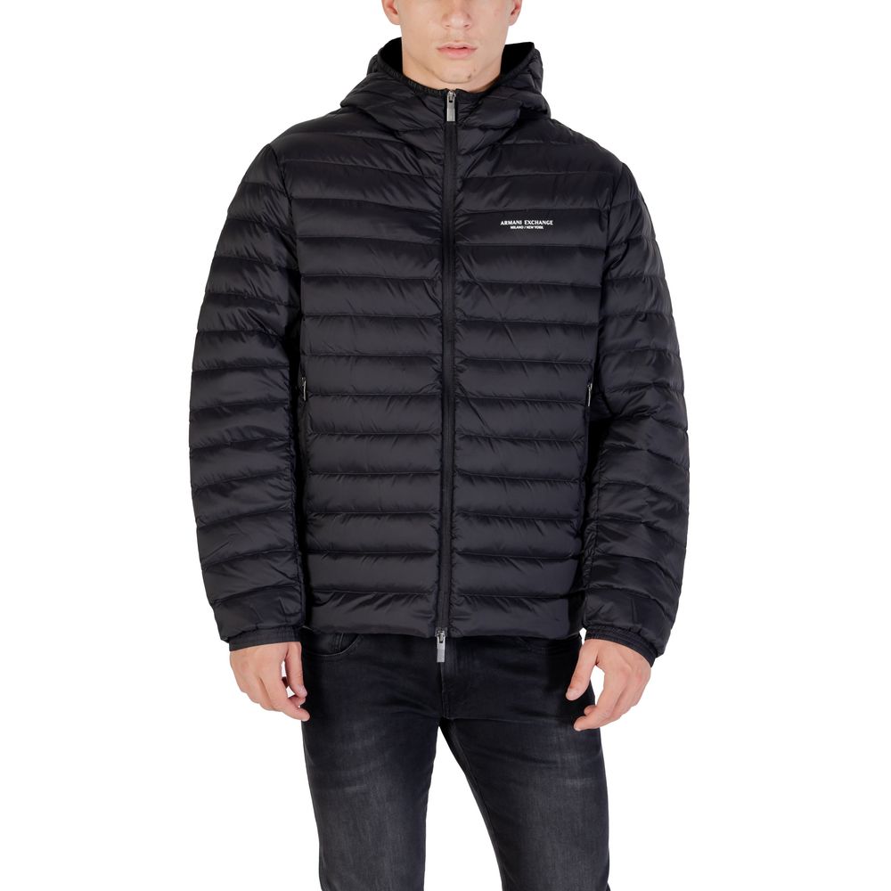 Armani Exchange Black Polyamide Shell Jacket