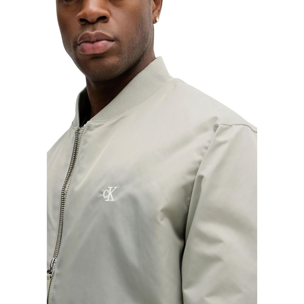 Calvin Klein Jeans Bicolor Polyamide Bomber