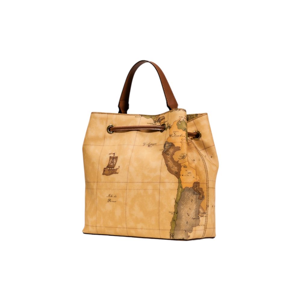 Alviero Martini Prima Classe Beige Leather Handbag