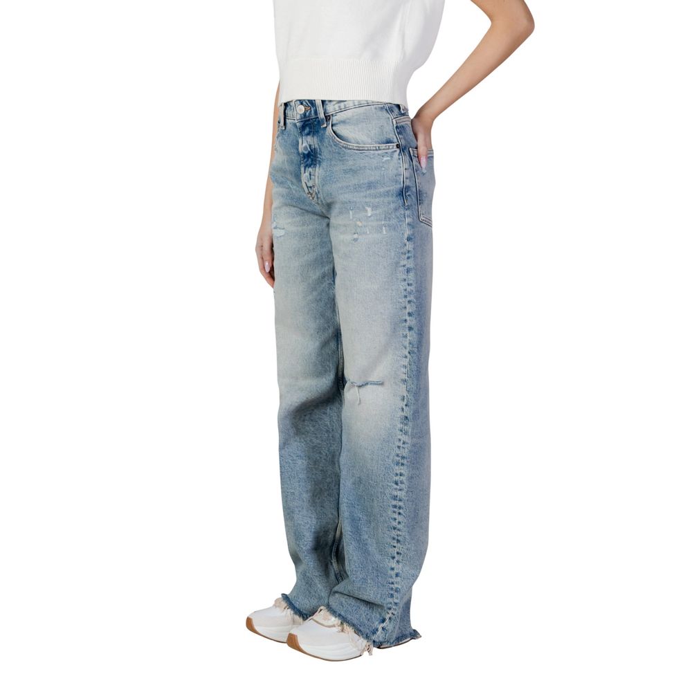 Tommy Hilfiger Jeans Light Blue Recycled Cotton Bootcut Jeans