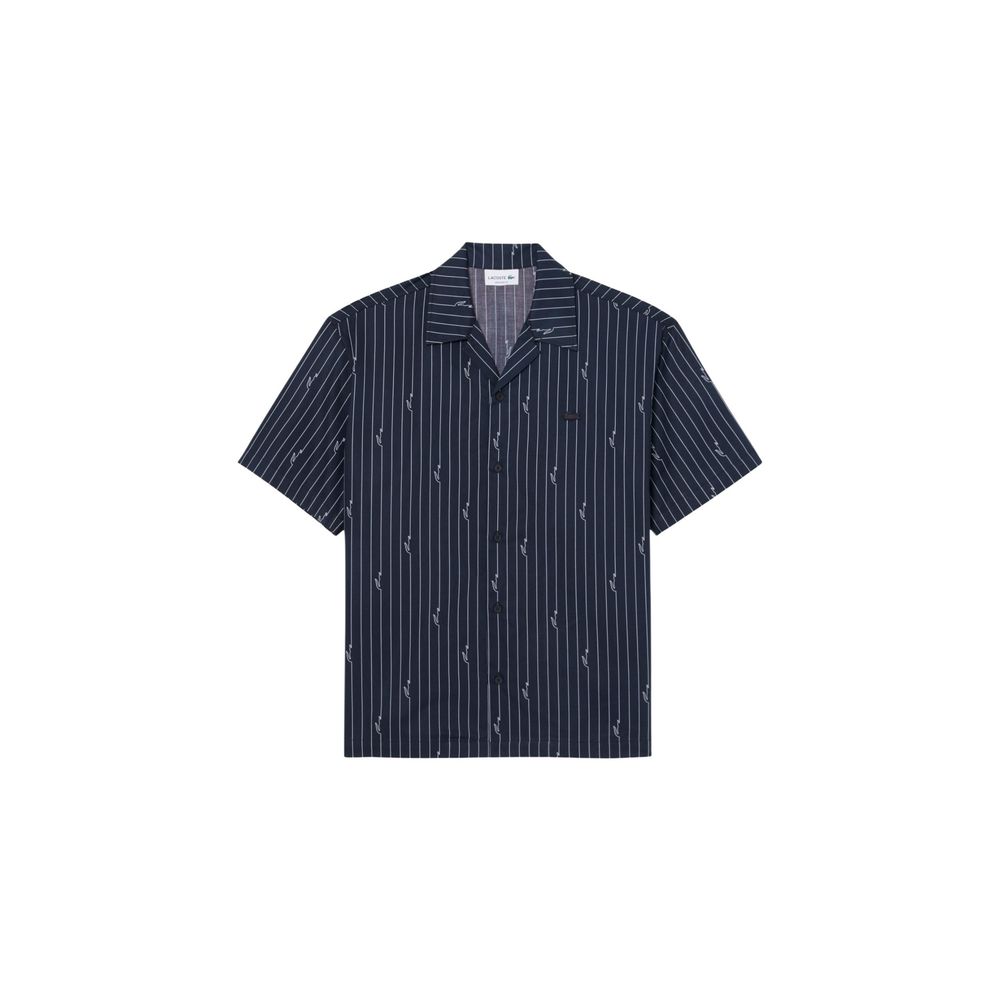 Lacoste Black Cotton Shortsleeve Shirt