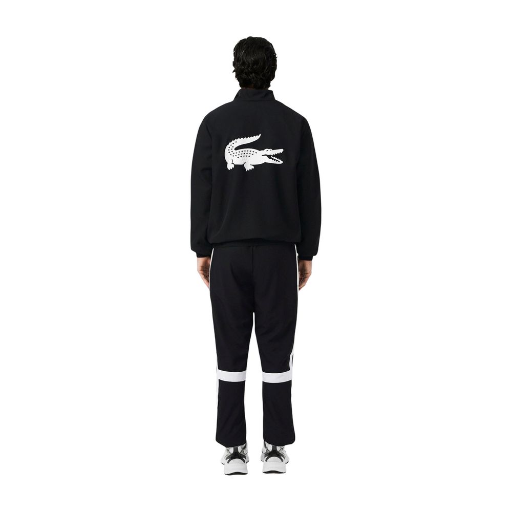 Lacoste Black And White Polyester Sweatsuit