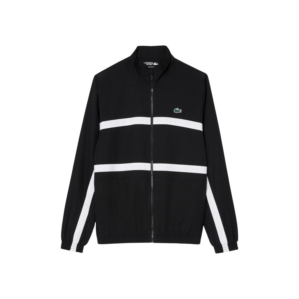 Lacoste Black And White Polyester Sweatsuit