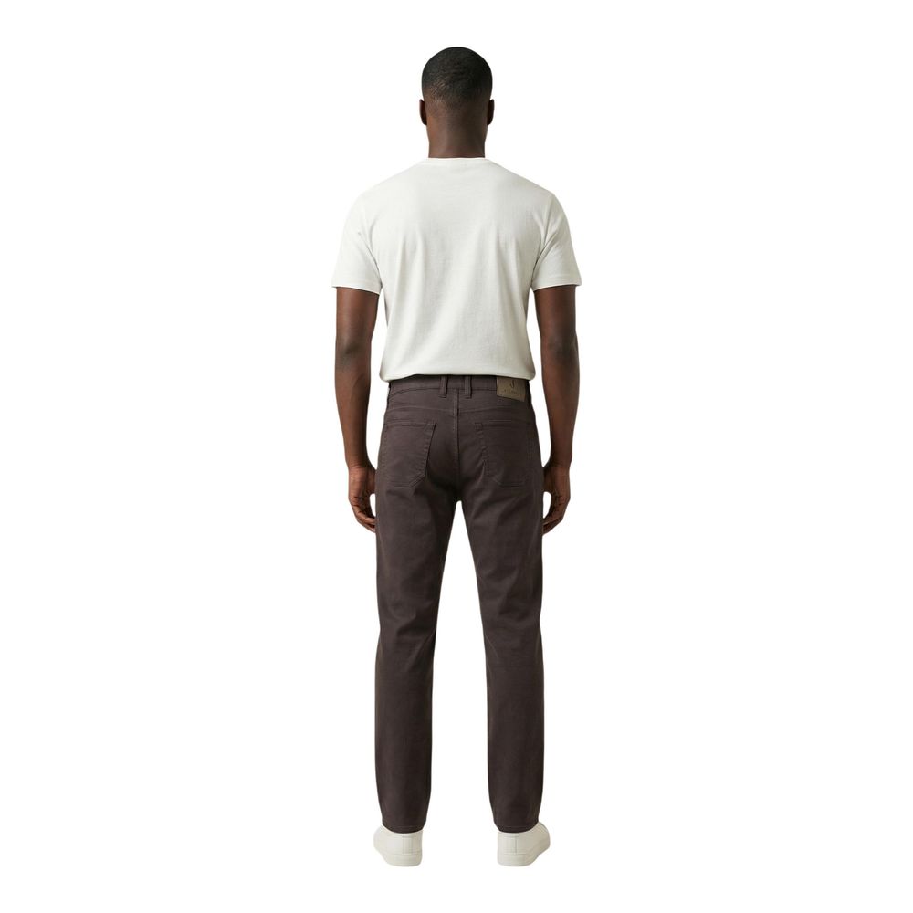 Jeckerson Brown Cotton Skinny Jeans