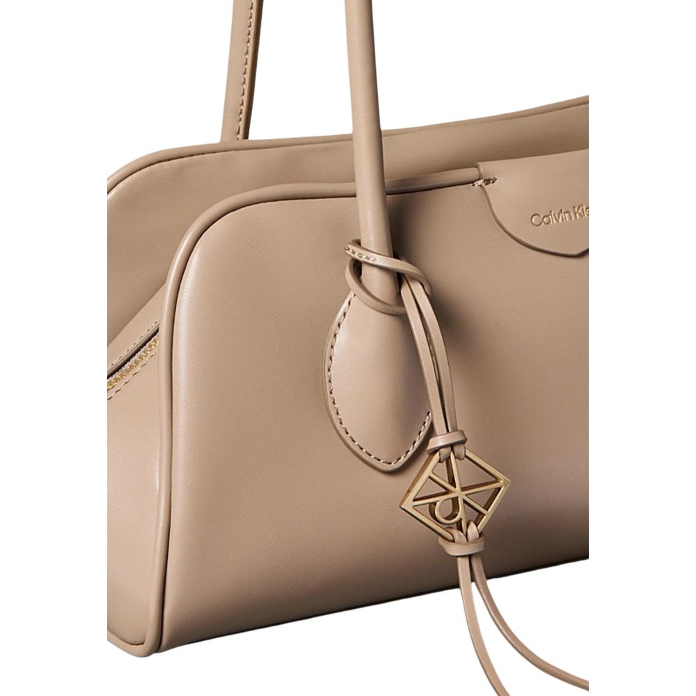 Calvin Klein Beige Polyethylene Handbag