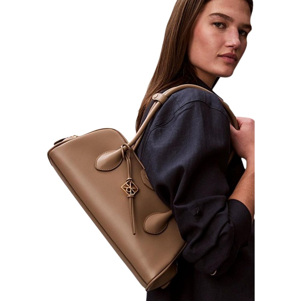 Calvin Klein Beige Polyethylene Handbag