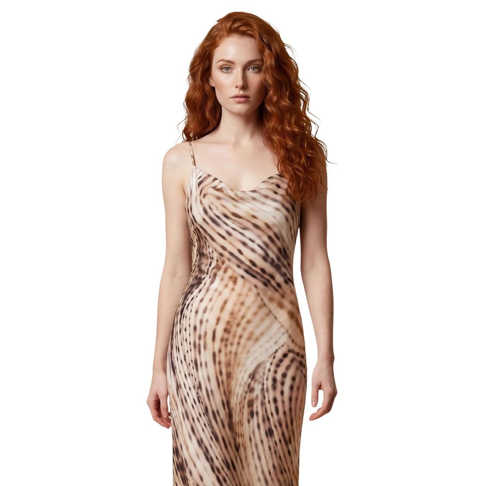 Guess Multicolor Lyocell Long Dress