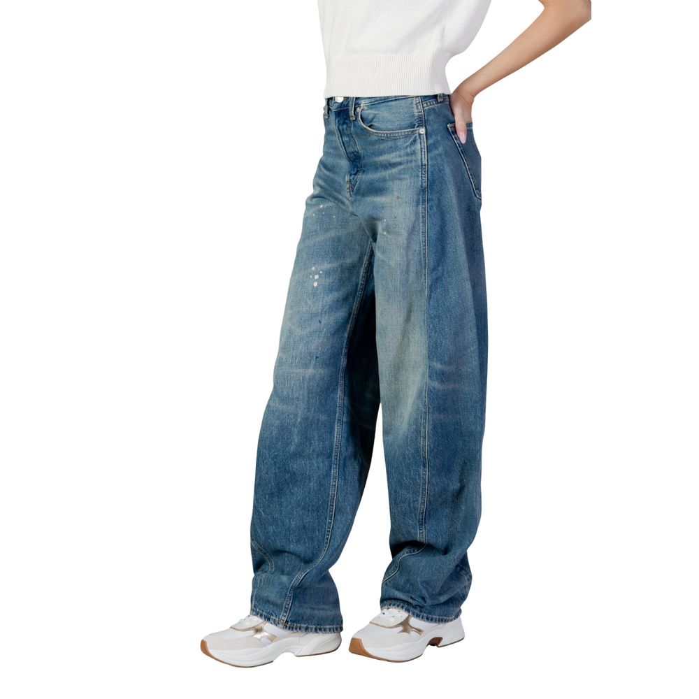 Tommy Hilfiger Jeans Blue Recycled Cotton Flared Jeans