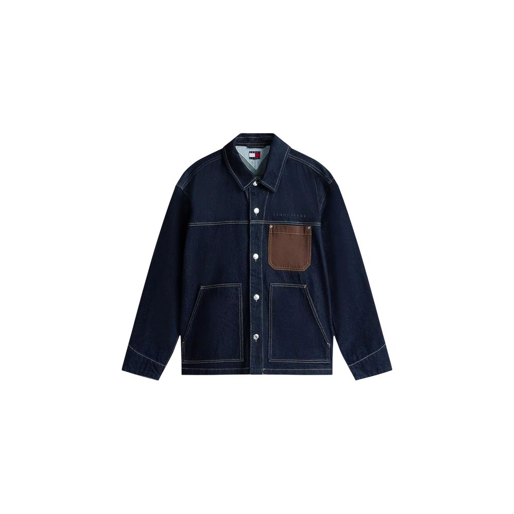 Tommy Hilfiger Jeans Blue Recycled Cotton Denim Jacket