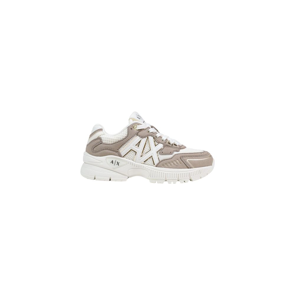 Armani Exchange Brown Polyamide Athletic Sneakers