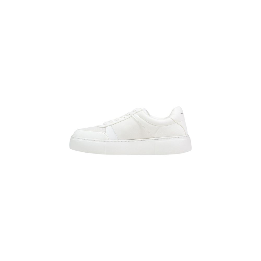 Armani Exchange White Polyamide Athletic Sneakers