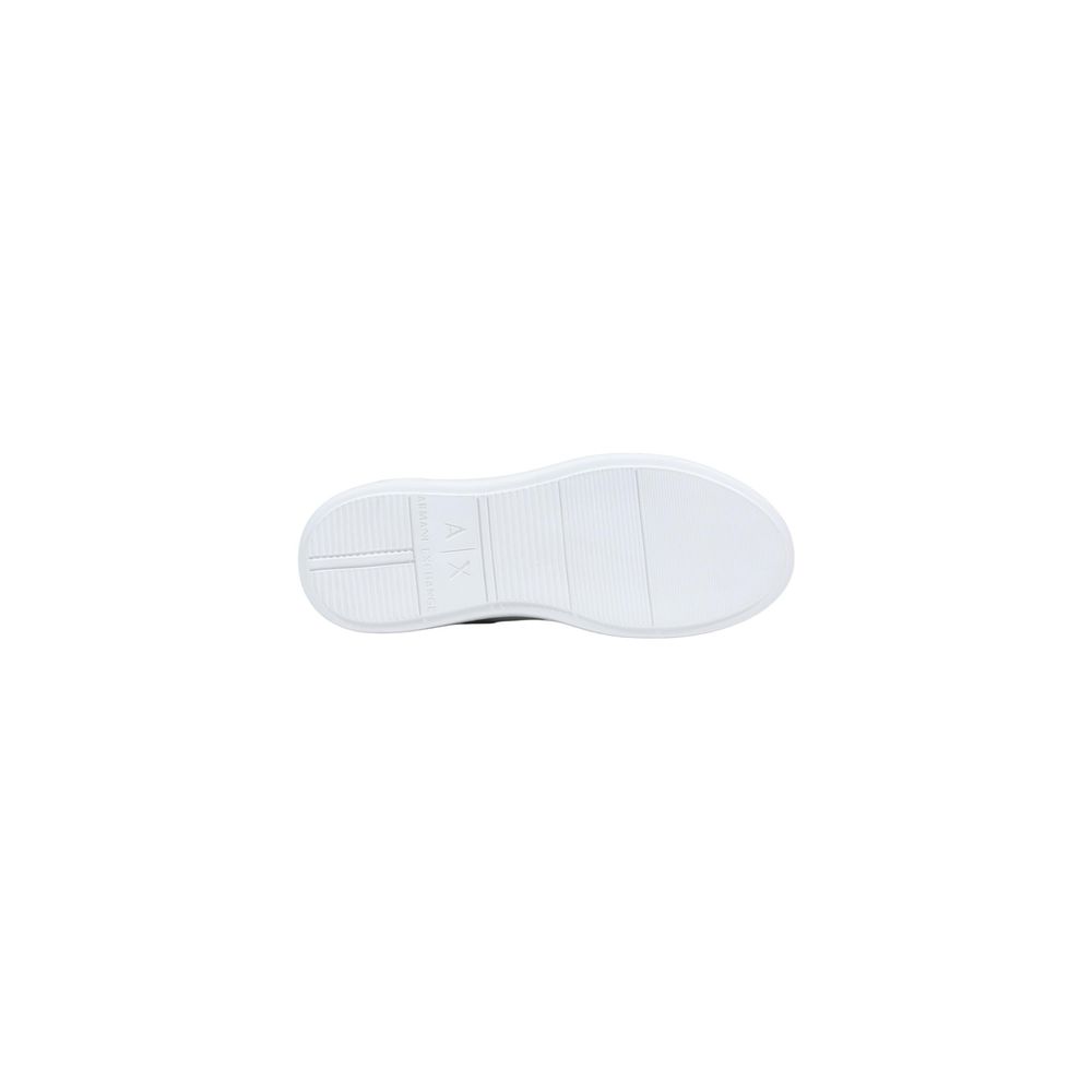 Armani Exchange White Leather Chunky Sneakers