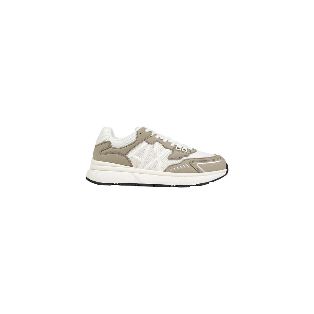 Armani Exchange Green Polyester Athletic Sneakers