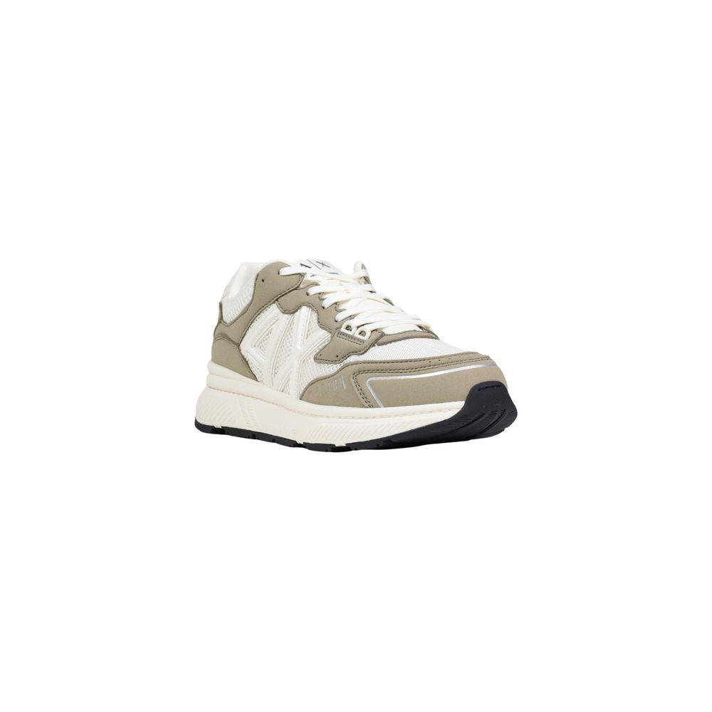 Armani Exchange Green Polyester Athletic Sneakers