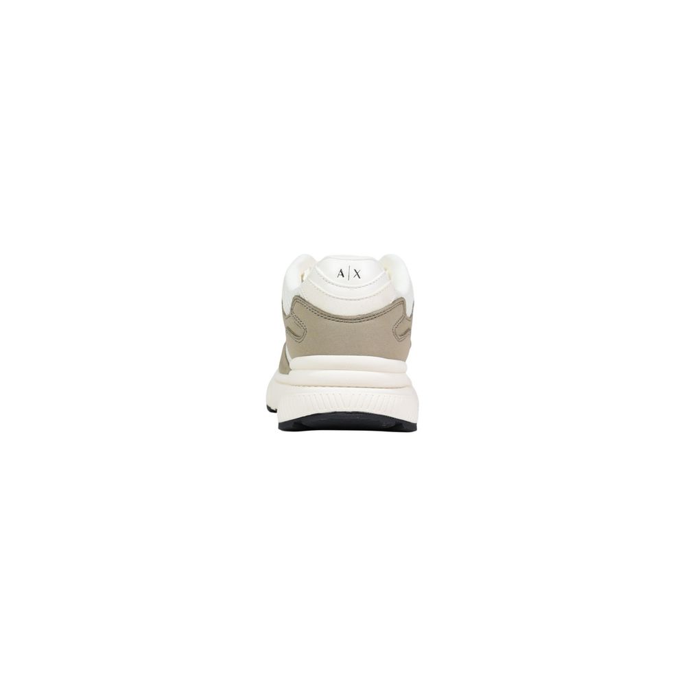 Armani Exchange Green Polyester Athletic Sneakers
