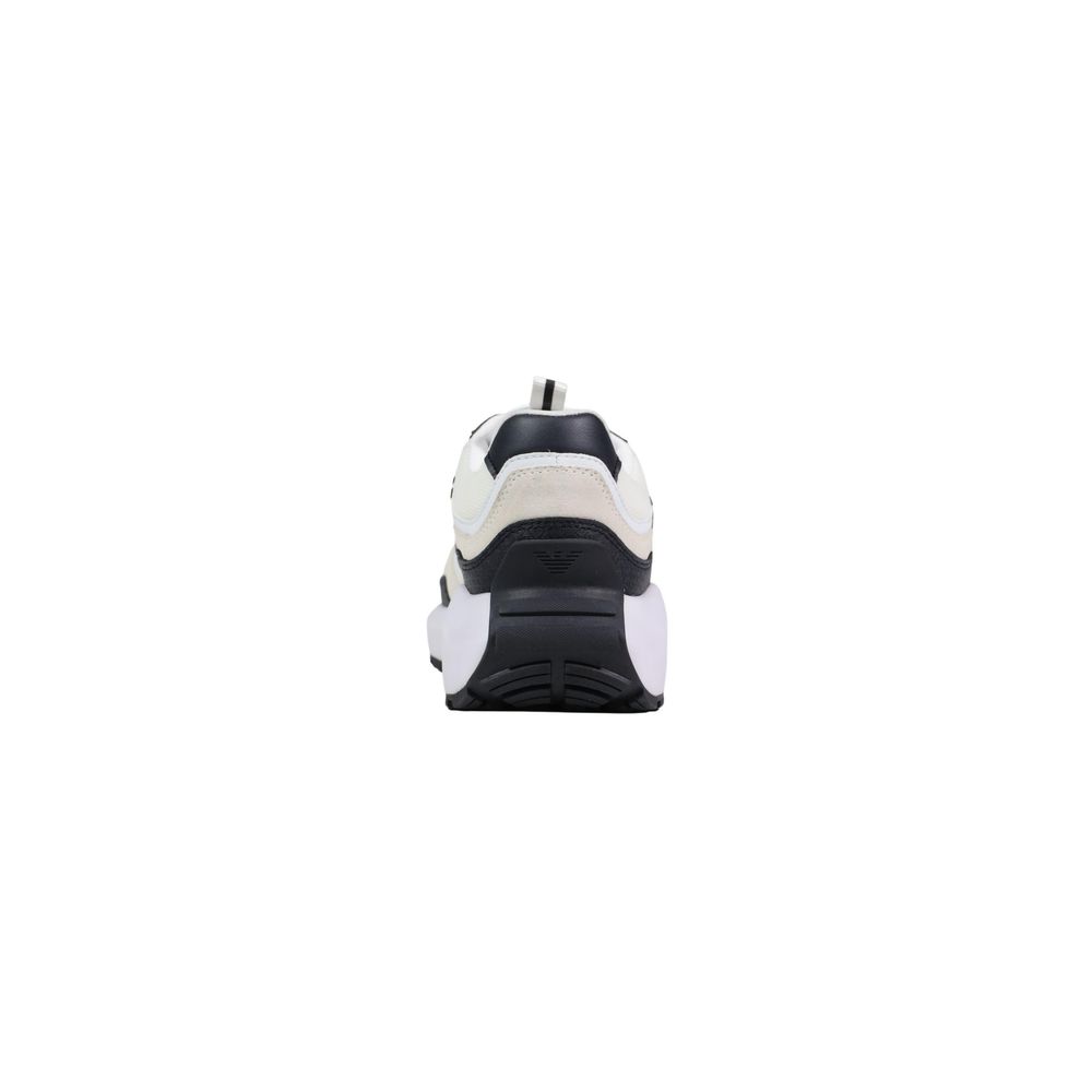 EA7 Emporio Armani Black And White Polyethylene Athletic Sneakers