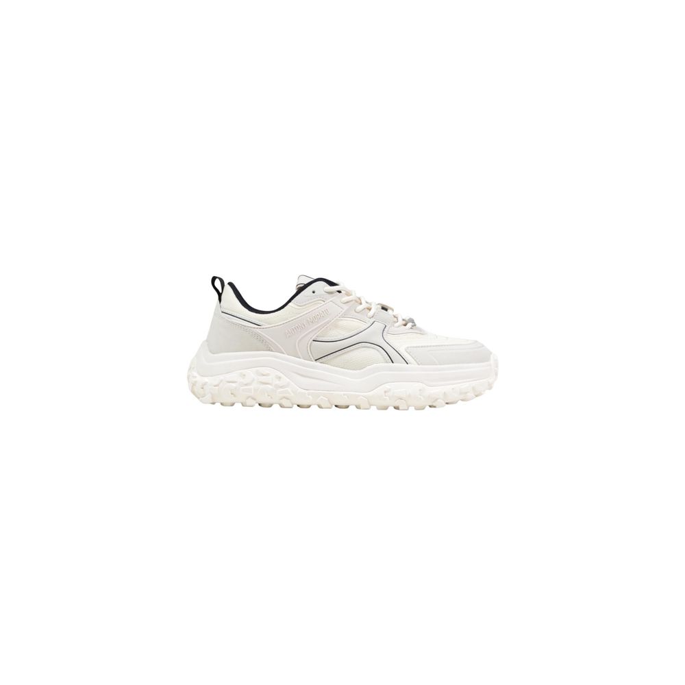 Antony Morato White Polyester Athletic Sneakers