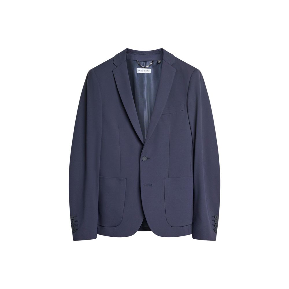 Antony Morato Blue Polyamide Blazer