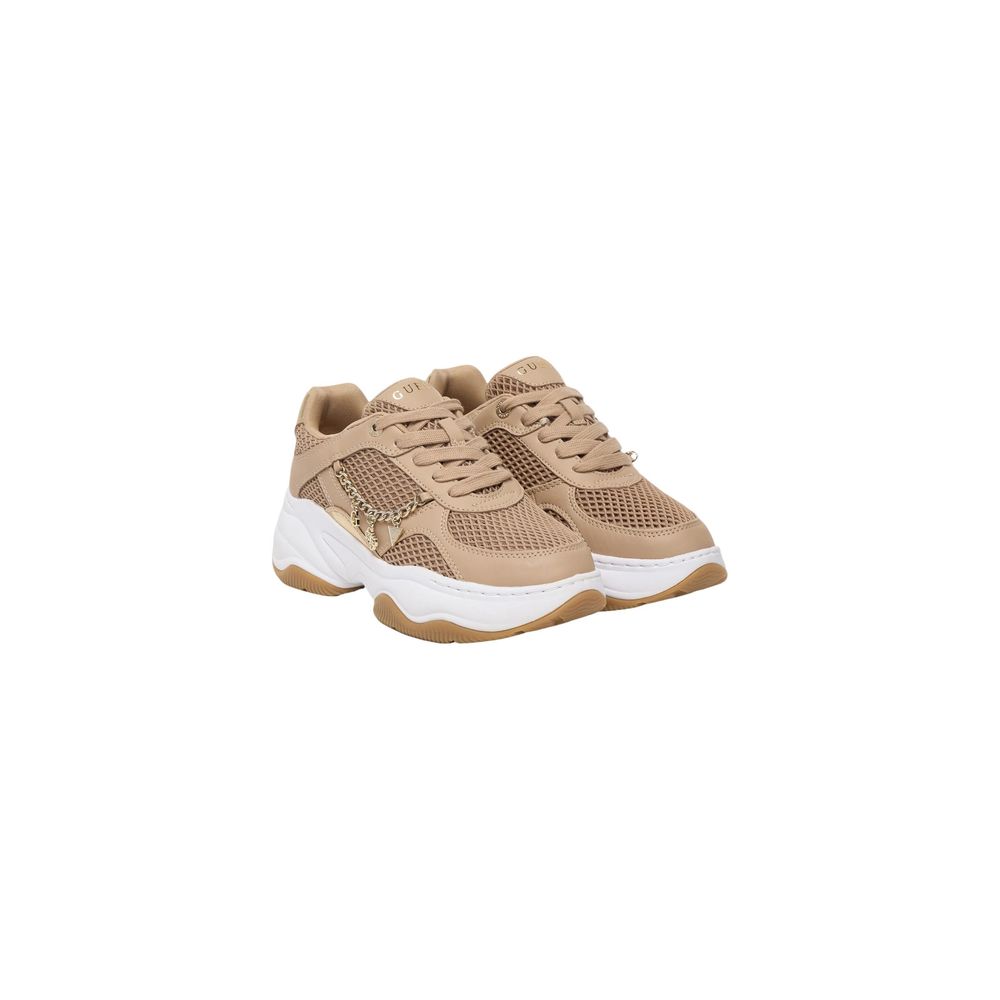 Guess Beige Polyethylene Chunky Sneakers