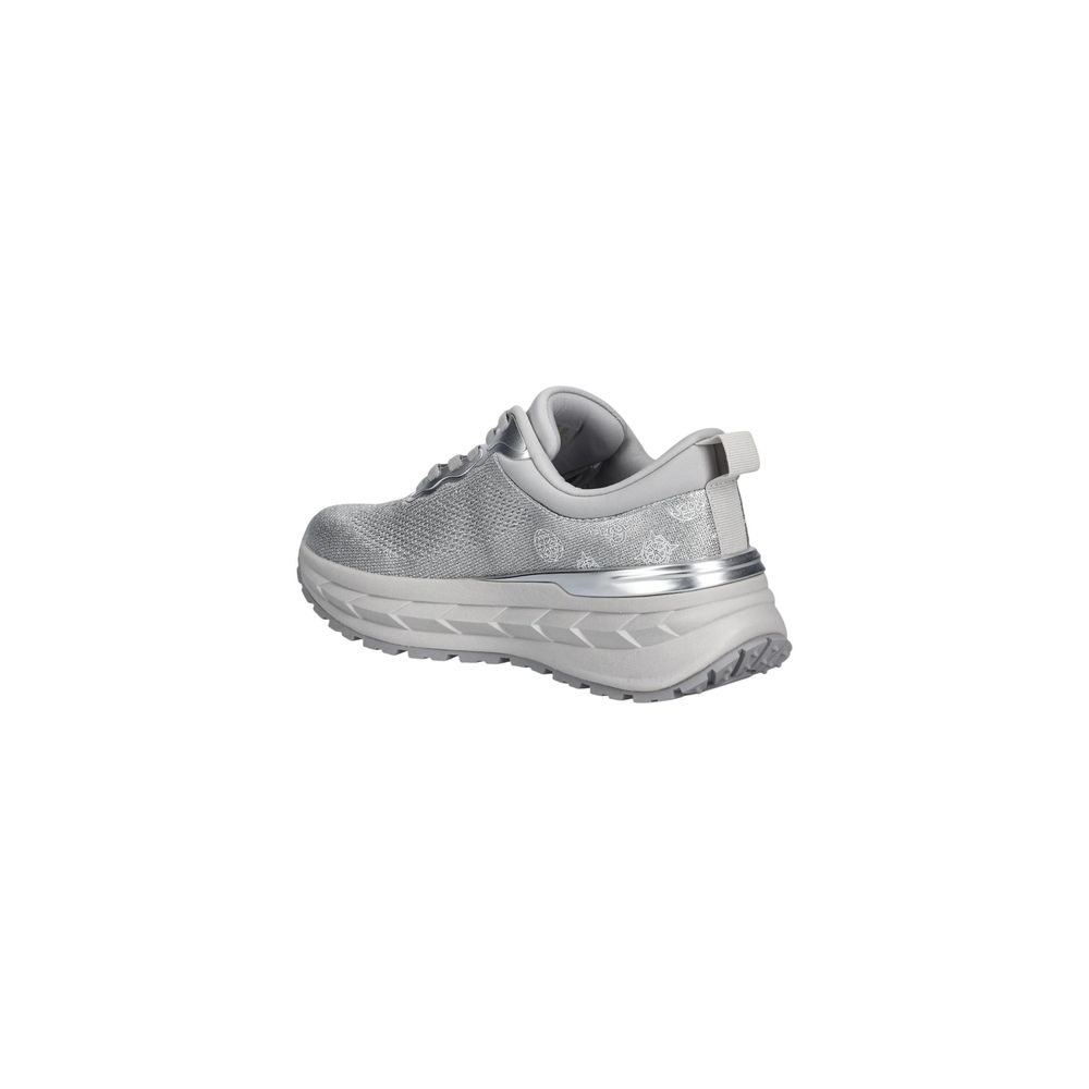 Guess Silver Polyester Chunky Sneakers