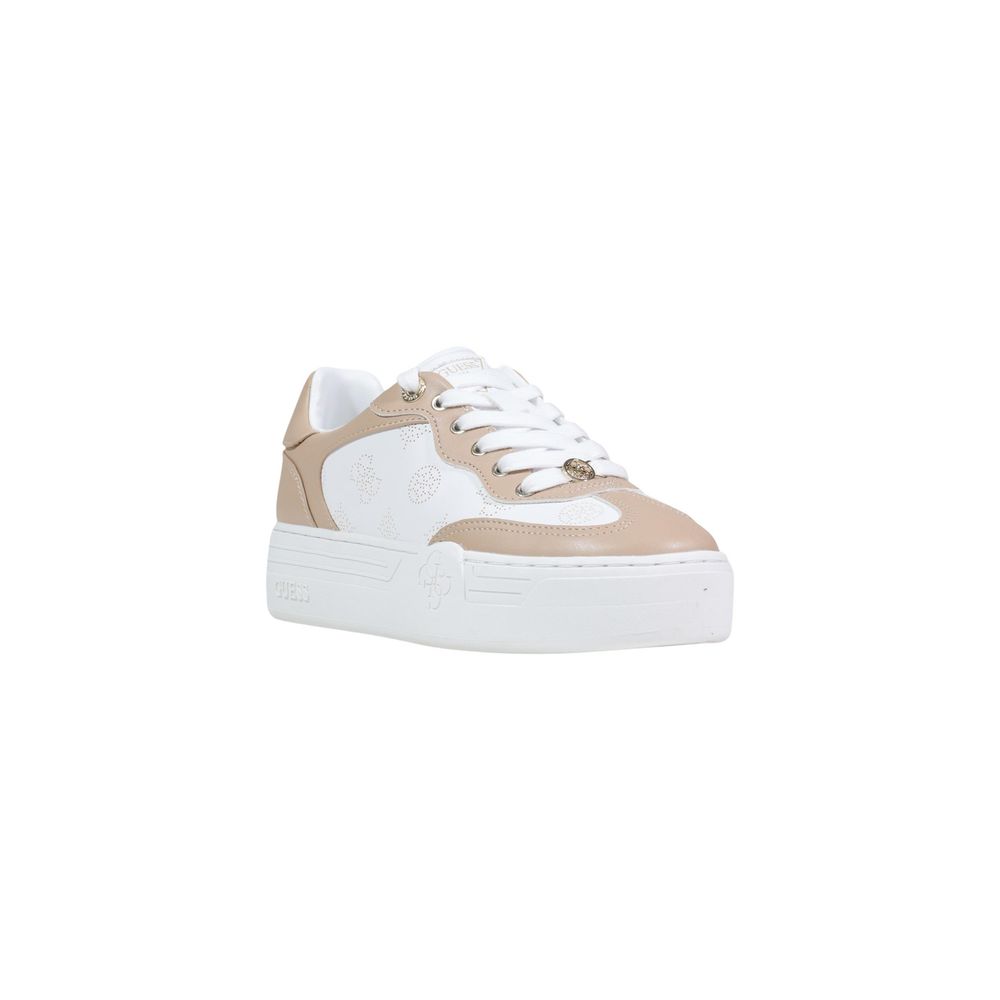 Guess Beige Polyethylene Low Top Sneakers