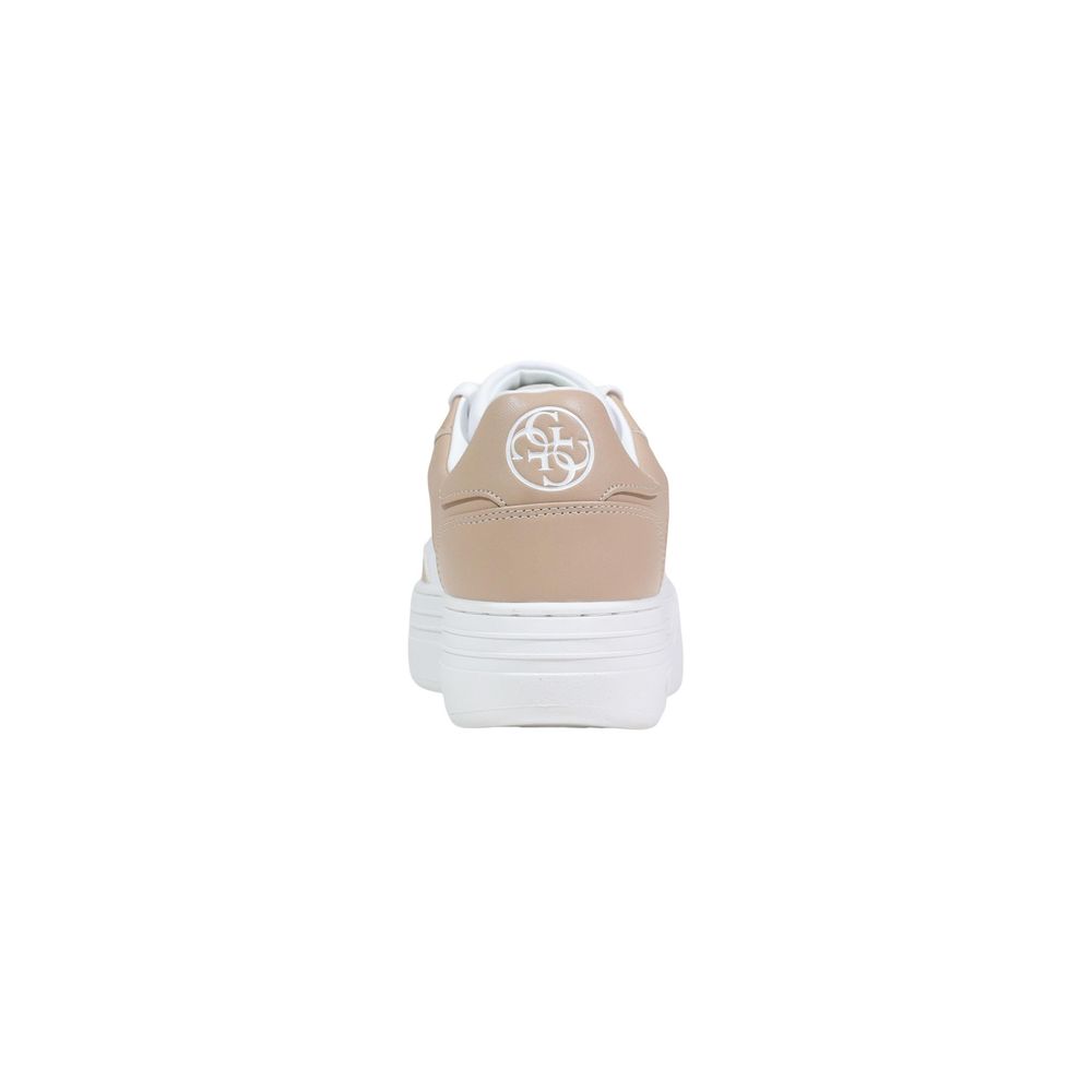 Guess Beige Polyethylene Low Top Sneakers