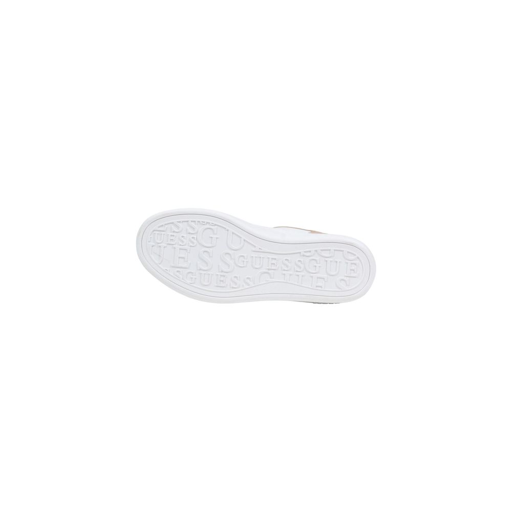 Guess Beige Polyethylene Low Top Sneakers