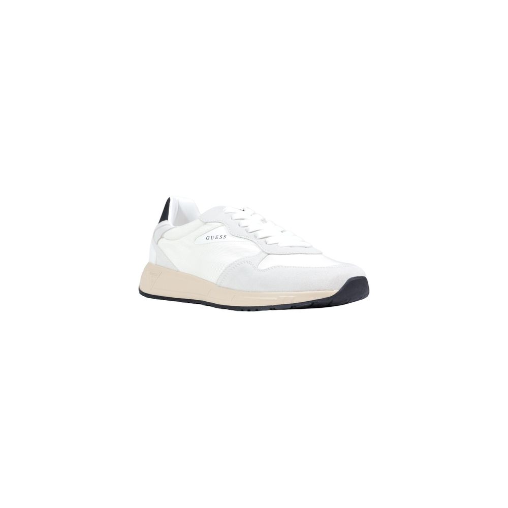 Guess White Polyester Athletic Sneakers