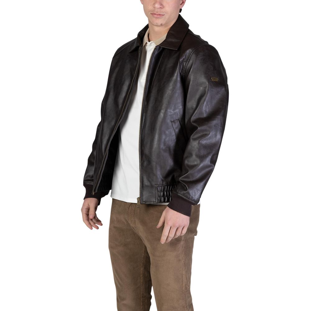Guess Brown Polyethylene Bomber