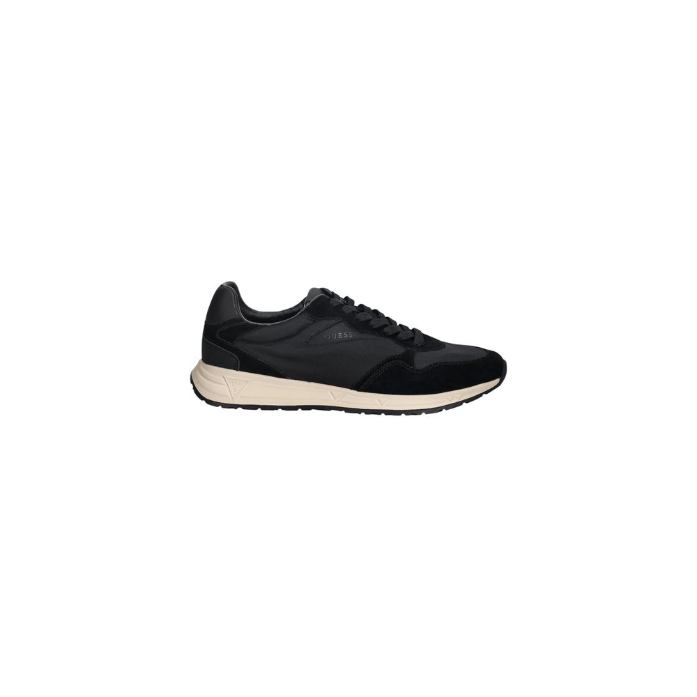 Guess Black Polyester Athletic Sneakers
