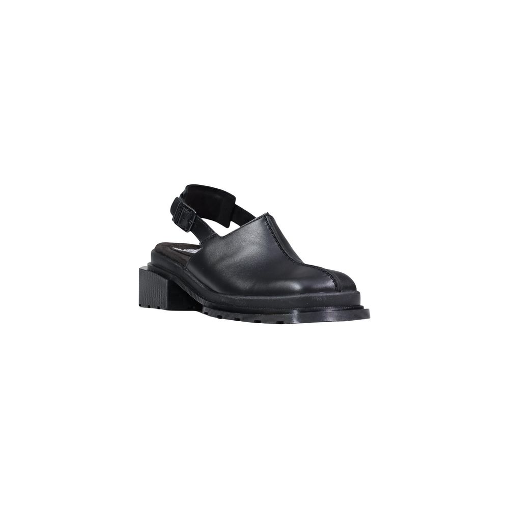 Dr. Martens Black Leather Mules