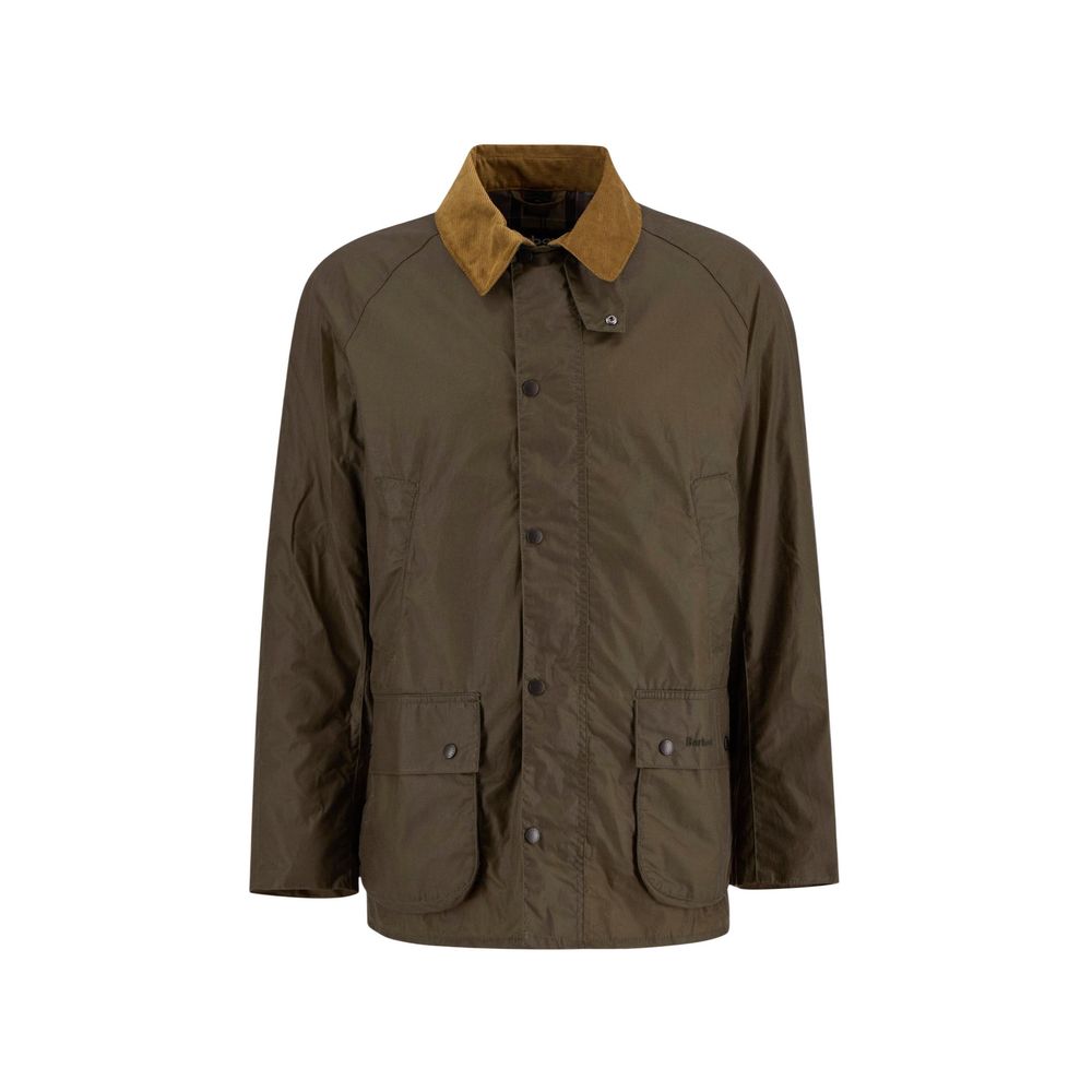 Barbour Green Cotton Full-Length Jacket