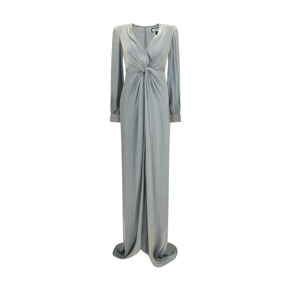 Nissa Bicolor Polyester Casual Dress