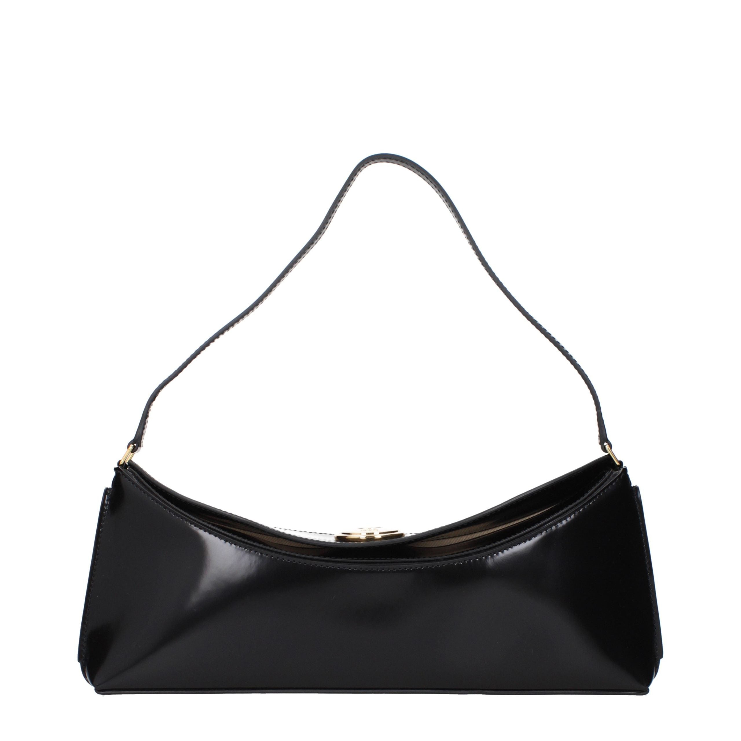Jacquemus Black Leather Shoulder Bag