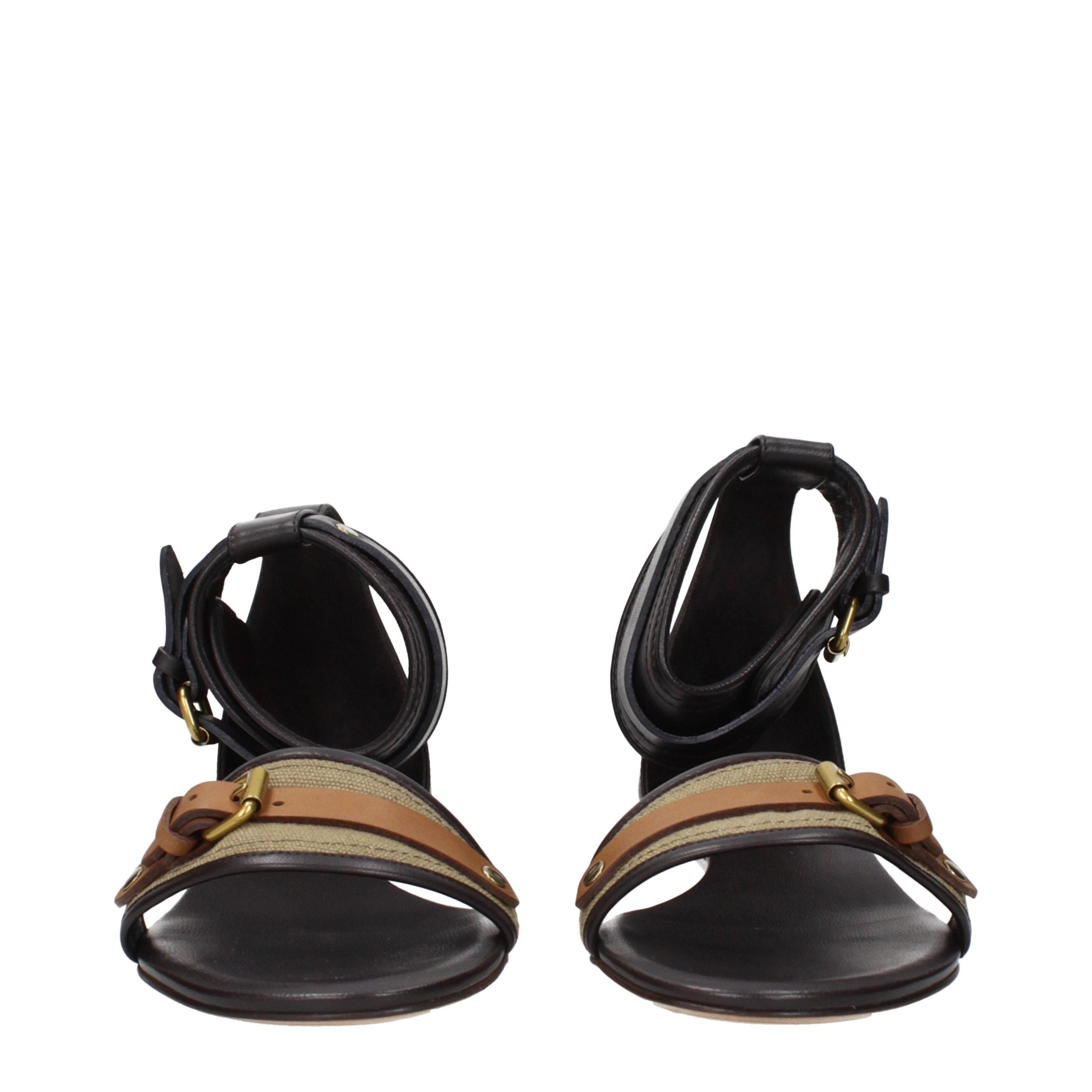 Isabel Marant Multicolor Fabric Flat Sandals