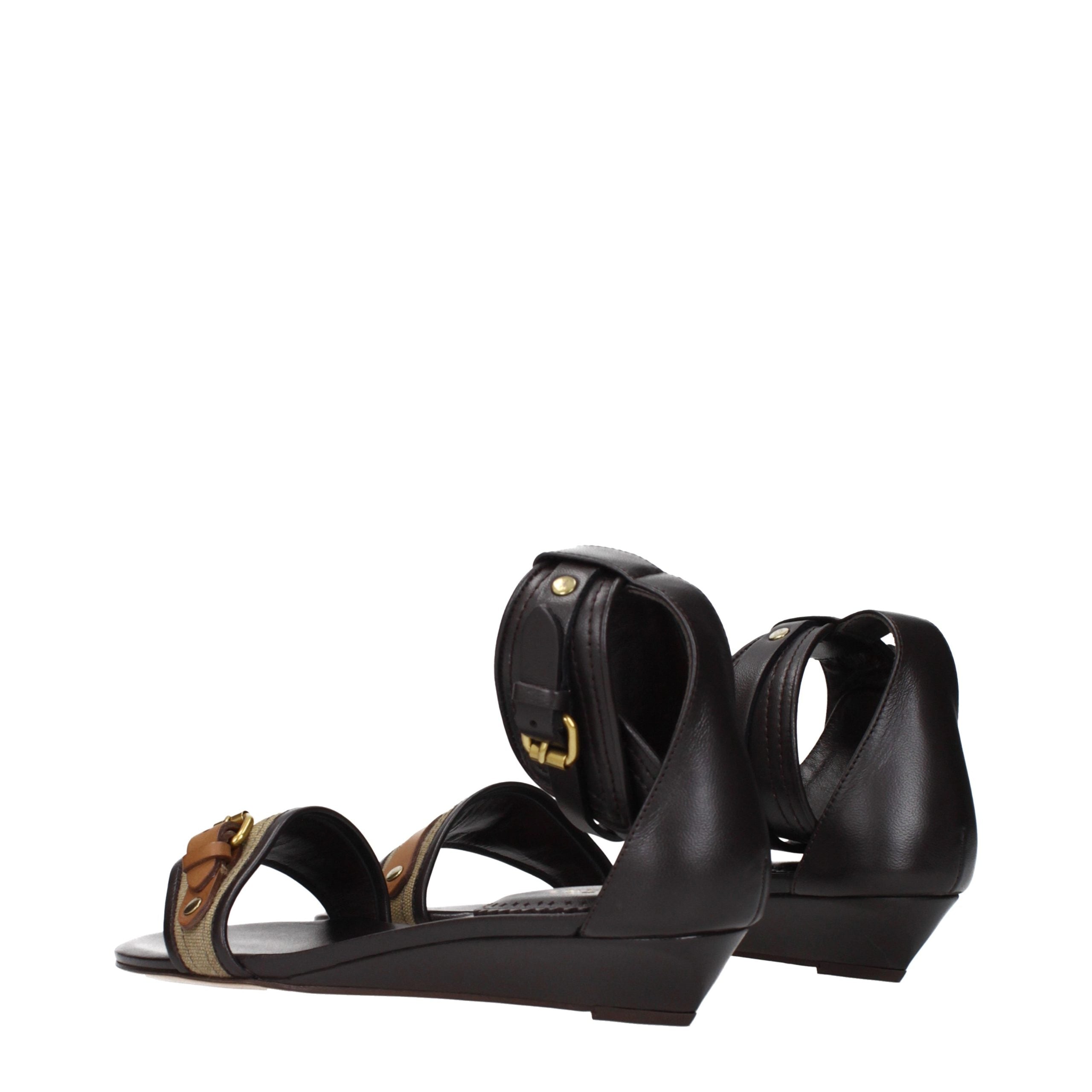 Isabel Marant Multicolor Fabric Flat Sandals