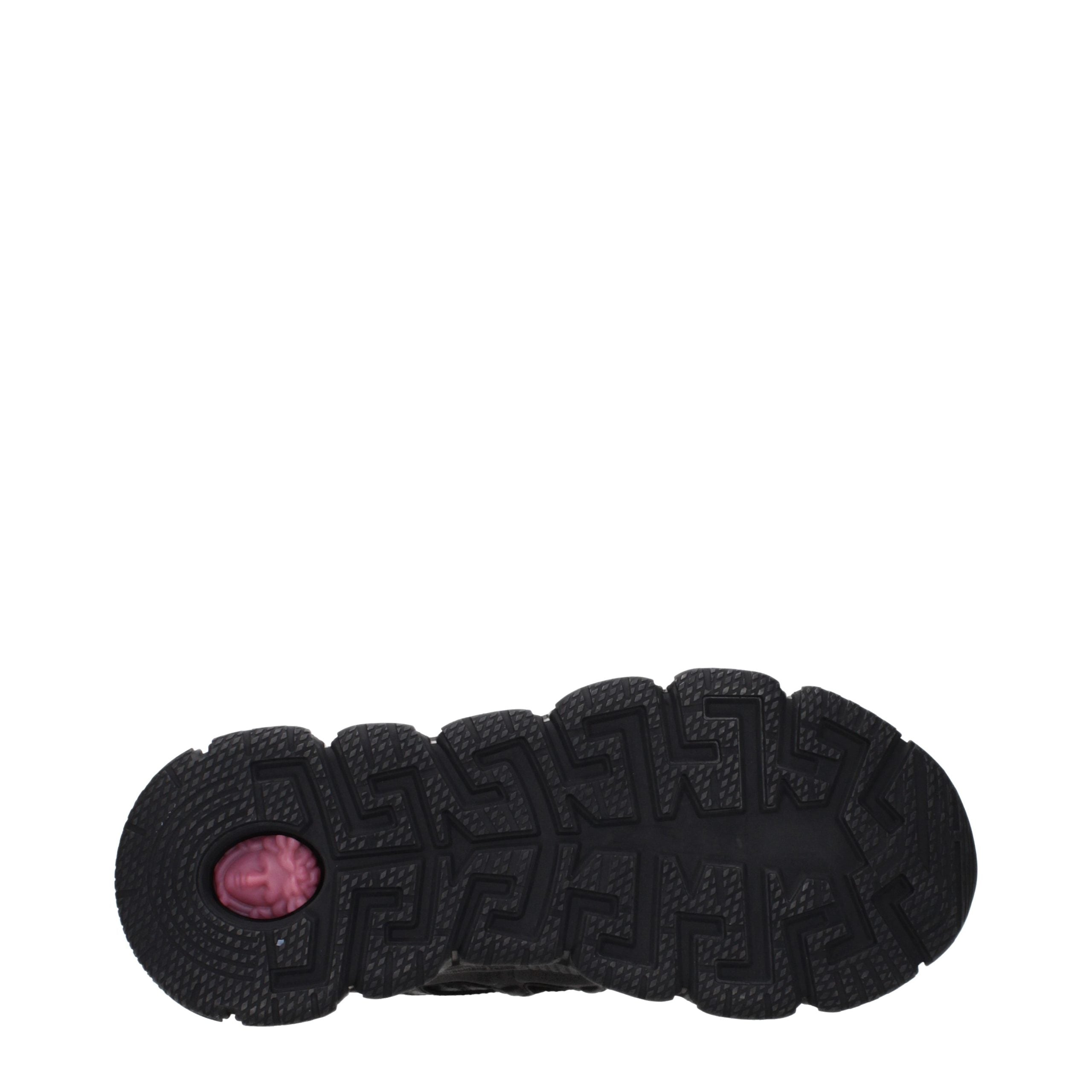 Versace Black Fabric Athletic Sneakers
