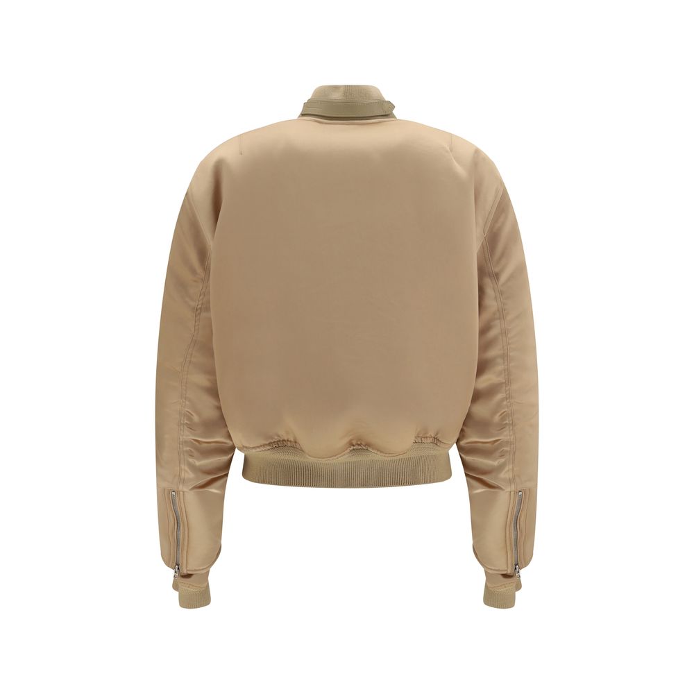 Tom Ford Gold Satin Bomber