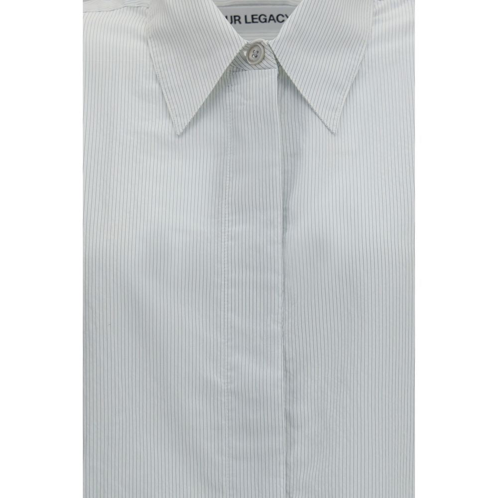 Our Legacy White Modal Pattern Shirt