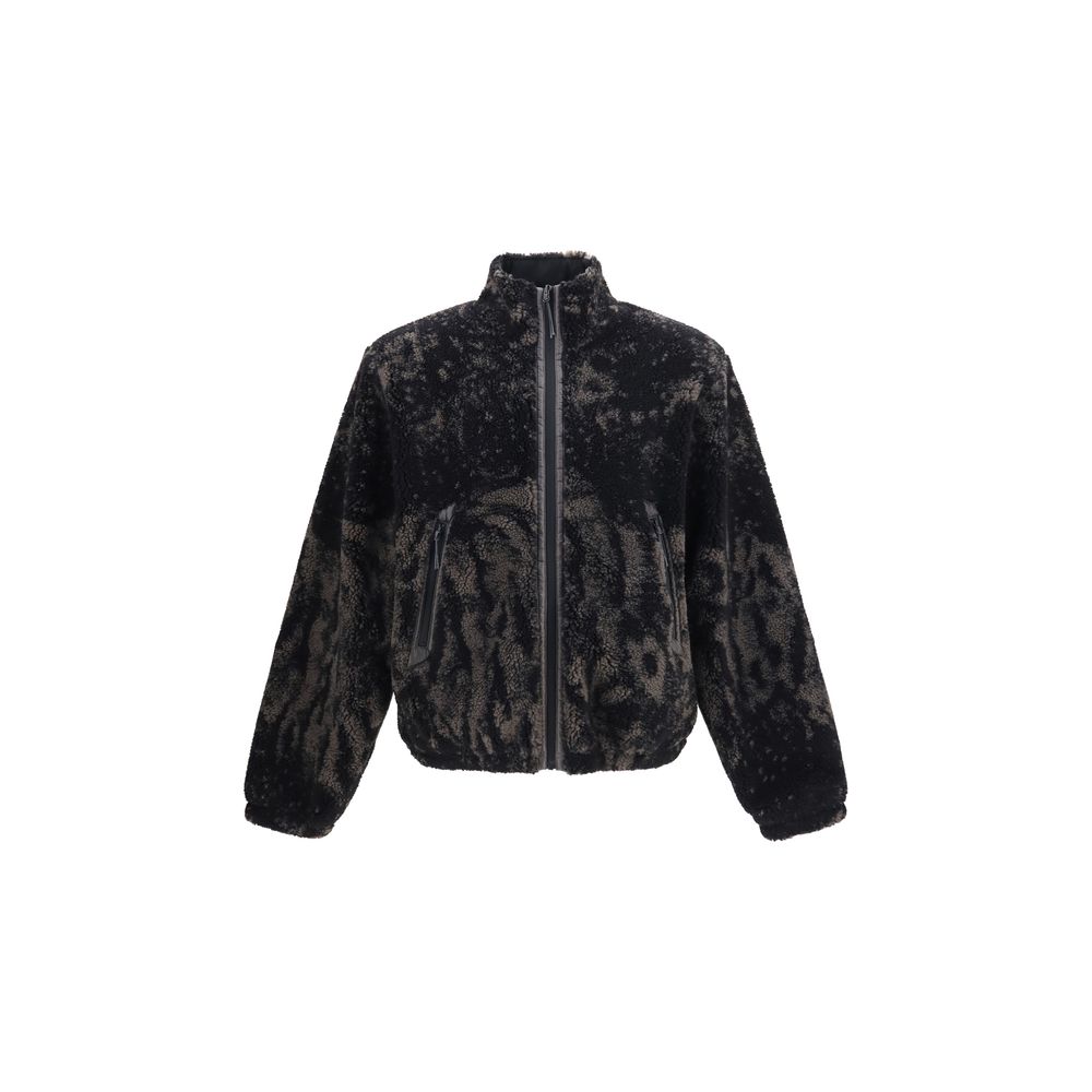 ROA Brown Polyester Full-Length Jacket