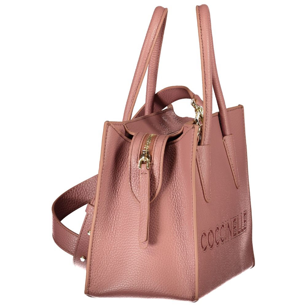 Coccinelle Pink Leather Handbag