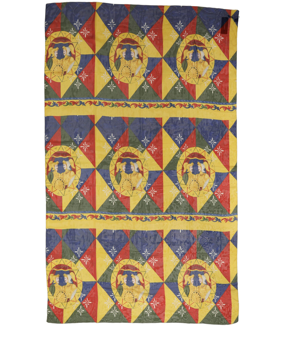 Dolce & Gabbana Multicolor Silk Printed Shawl Stole Scarf