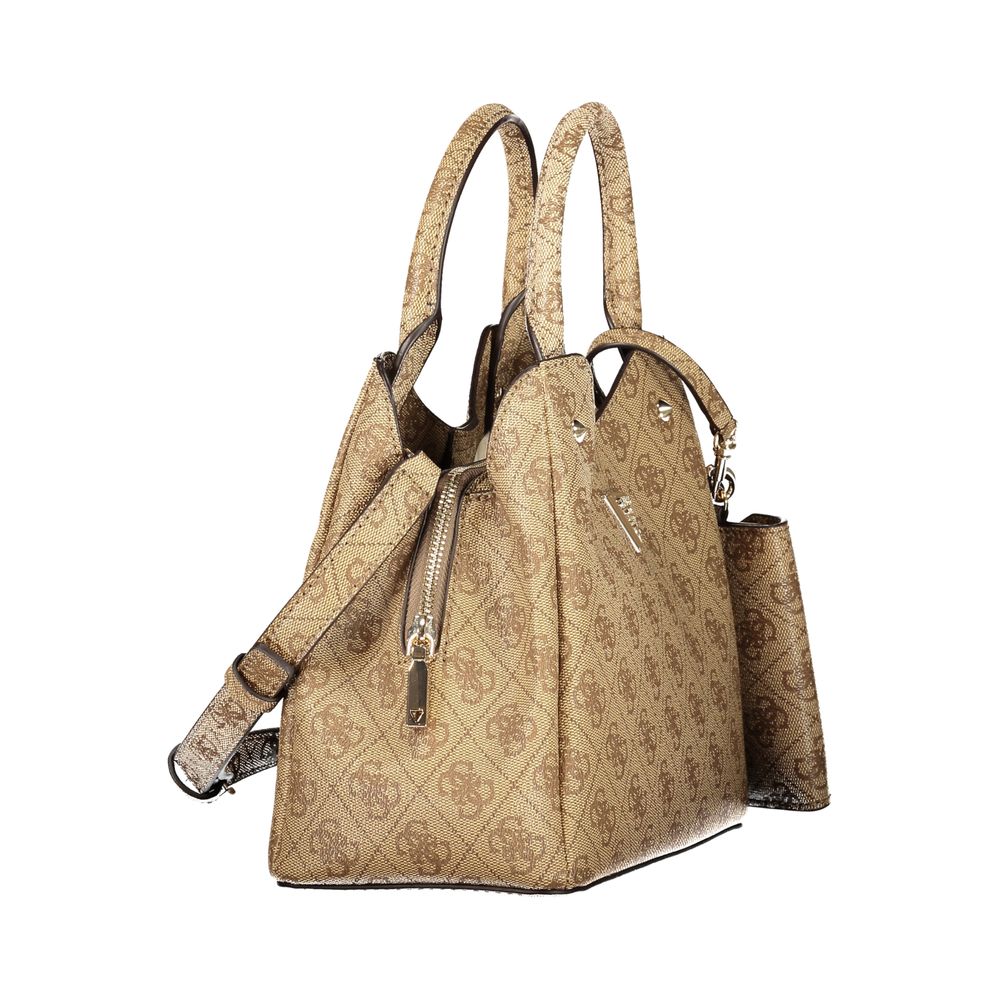 Guess Jeans Beige Polyethylene Handbag