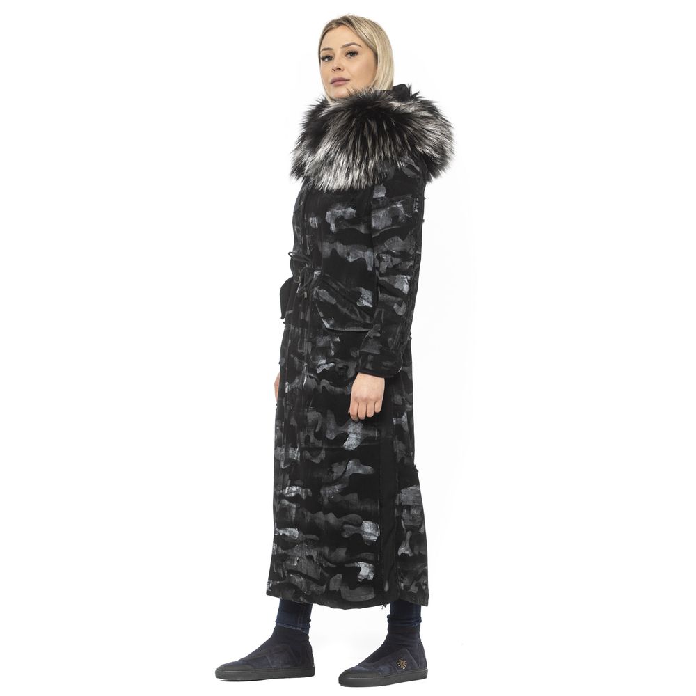 Mr&Mrs Italy Black Cotton Women Jacket