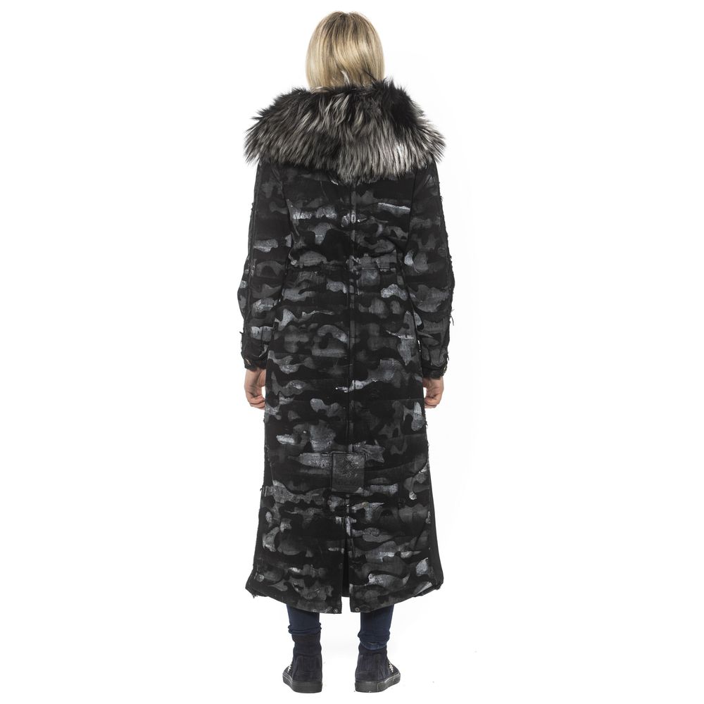 Mr&Mrs Italy Black Cotton Women Jacket