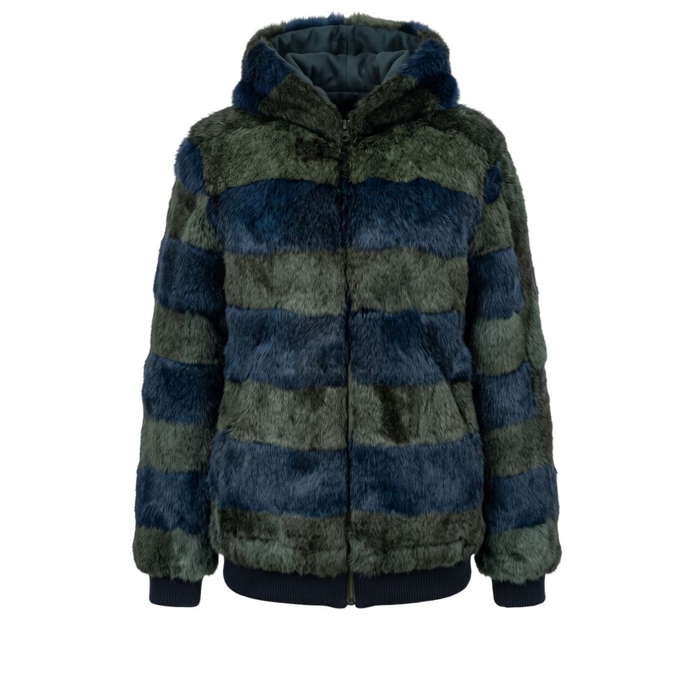 Mr&Mrs Italy Green Rabbit Fur Women Jacket